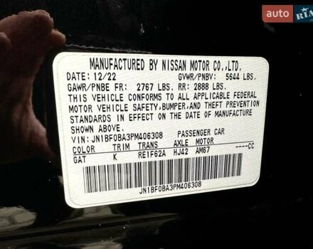 Черный Ниссан Ariya, объемом двигателя 0 л и пробегом 163 тыс. км за 22300 $, фото 19 на Automoto.ua