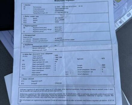 Білий Ніссан e-NV200, об'ємом двигуна 0 л та пробігом 161 тис. км за 9000 $, фото 39 на Automoto.ua