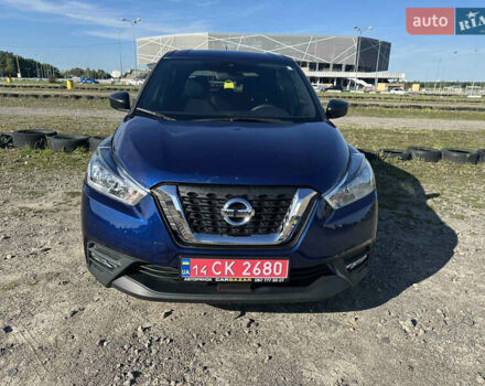 Синий Ниссан Kicks, объемом двигателя 1.6 л и пробегом 64 тыс. км за 14200 $, фото 1 на Automoto.ua
