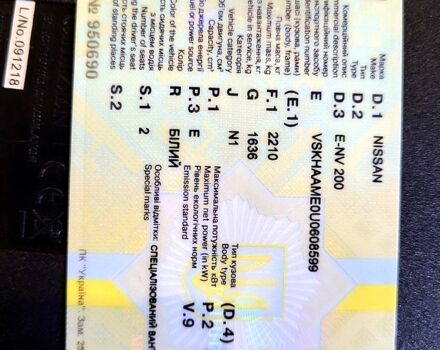 Белый Ниссан NV200, объемом двигателя 80 л и пробегом 23 тыс. км за 15900 $, фото 13 на Automoto.ua