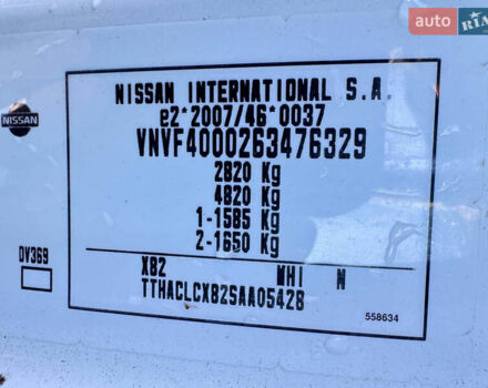 Білий Ніссан NV300, об'ємом двигуна 1.6 л та пробігом 185 тис. км за 16500 $, фото 15 на Automoto.ua