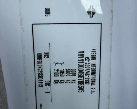 Белый Ниссан NV400, объемом двигателя 2.3 л и пробегом 191 тыс. км за 17500 $, фото 10 на Automoto.ua
