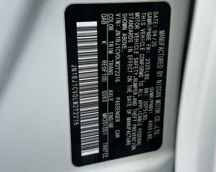 Білий Ніссан Rogue Sport, об'ємом двигуна 2 л та пробігом 32 тис. км за 19400 $, фото 23 на Automoto.ua