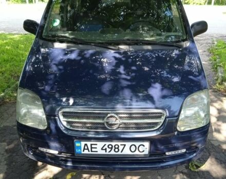 Синий Опель Агила, объемом двигателя 1 л и пробегом 210 тыс. км за 3300 $, фото 1 на Automoto.ua
