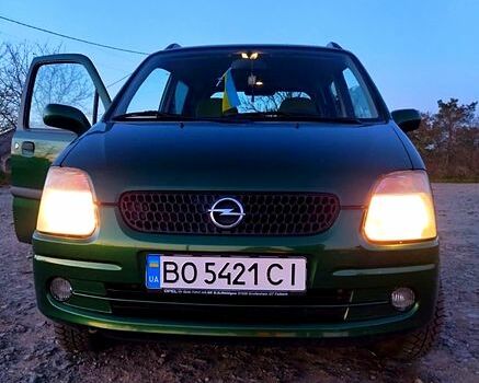 Зеленый Опель Агила, объемом двигателя 1 л и пробегом 194 тыс. км за 2700 $, фото 1 на Automoto.ua