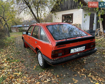 Красный Опель Аскона, объемом двигателя 1.3 л и пробегом 100 тыс. км за 1100 $, фото 1 на Automoto.ua