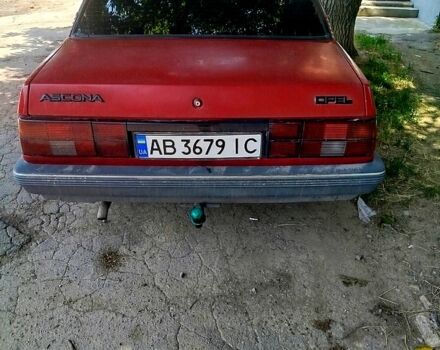 Красный Опель Аскона, объемом двигателя 1.6 л и пробегом 200 тыс. км за 1050 $, фото 4 на Automoto.ua