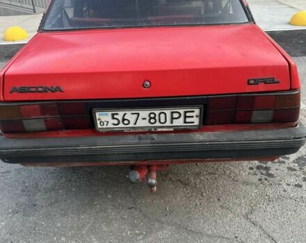 Красный Опель Аскона, объемом двигателя 1.5 л и пробегом 500 тыс. км за 358 $, фото 1 на Automoto.ua