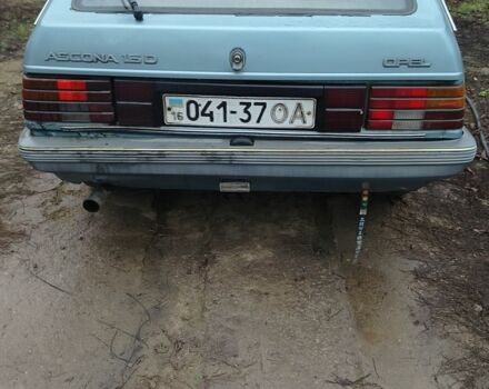 Синий Опель Аскона, объемом двигателя 1.6 л и пробегом 90 тыс. км за 750 $, фото 3 на Automoto.ua