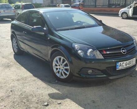 Зеленый Опель Астра ГТЦ, объемом двигателя 1.6 л и пробегом 383 тыс. км за 5000 $, фото 1 на Automoto.ua