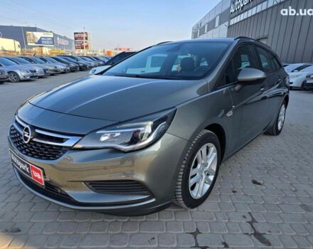 Серый Опель Астра К, объемом двигателя 1.6 л и пробегом 181 тыс. км за 11490 $, фото 1 на Automoto.ua