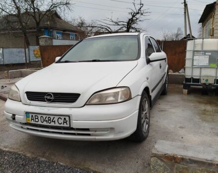 Белый Опель Астра, объемом двигателя 1.8 л и пробегом 217 тыс. км за 1700 $, фото 1 на Automoto.ua