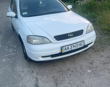 Белый Опель Астра, объемом двигателя 1.6 л и пробегом 300 тыс. км за 2500 $, фото 3 на Automoto.ua