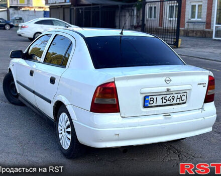 Белый Опель Астра, объемом двигателя 1.6 л и пробегом 250 тыс. км за 2500 $, фото 2 на Automoto.ua