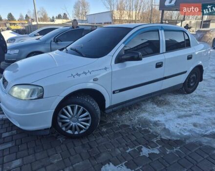 Белый Опель Астра, объемом двигателя 1.4 л и пробегом 224 тыс. км за 3650 $, фото 5 на Automoto.ua