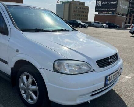 Белый Опель Астра, объемом двигателя 1.6 л и пробегом 222 тыс. км за 4500 $, фото 1 на Automoto.ua
