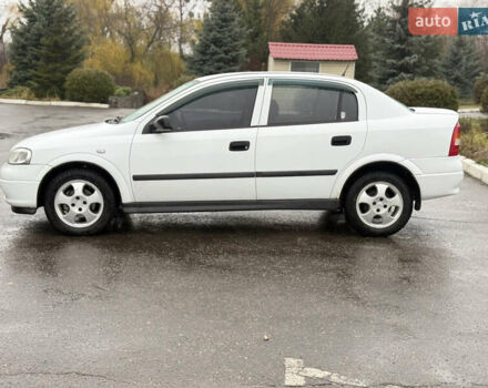 Белый Опель Астра, объемом двигателя 1.6 л и пробегом 218 тыс. км за 4900 $, фото 7 на Automoto.ua