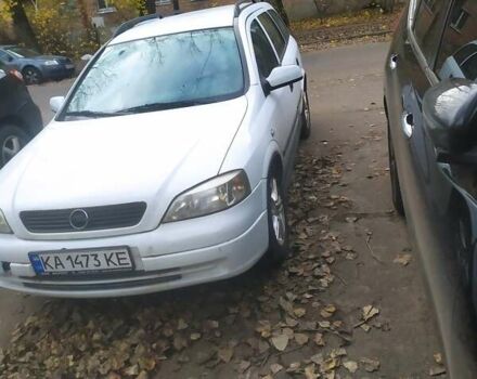 Белый Опель Астра, объемом двигателя 1.6 л и пробегом 336 тыс. км за 1950 $, фото 1 на Automoto.ua