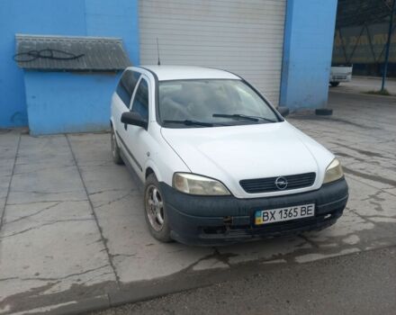 Белый Опель Астра, объемом двигателя 2 л и пробегом 270 тыс. км за 1000 $, фото 1 на Automoto.ua