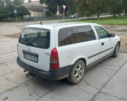 Белый Опель Астра, объемом двигателя 2 л и пробегом 270 тыс. км за 1000 $, фото 2 на Automoto.ua