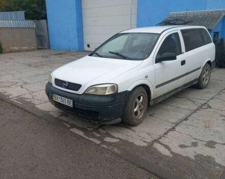 Белый Опель Астра, объемом двигателя 2 л и пробегом 270 тыс. км за 1000 $, фото 4 на Automoto.ua