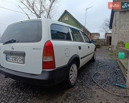 Белый Опель Астра, объемом двигателя 1.4 л и пробегом 327 тыс. км за 2300 $, фото 4 на Automoto.ua
