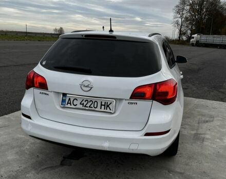 Опель Астра 2011 у Ковель на Automoto.ua Білий Опель Астра, об'ємом двигуна 1.7 л та пробігом 257 тис. км за 7299 $, фото 3 на Automoto.ua