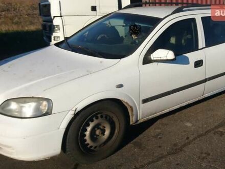 Белый Опель Астра, объемом двигателя 1.6 л и пробегом 392 тыс. км за 2500 $, фото 1 на Automoto.ua