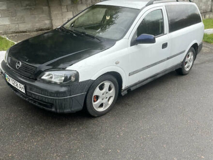 Белый Опель Астра, объемом двигателя 1.7 л и пробегом 300 тыс. км за 1650 $, фото 1 на Automoto.ua