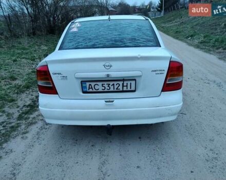 Білий Опель Астра, об'ємом двигуна 1.4 л та пробігом 100 тис. км за 2300 $, фото 1 на Automoto.ua