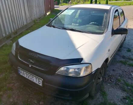Белый Опель Астра, объемом двигателя 1.4 л и пробегом 500 тыс. км за 2001 $, фото 1 на Automoto.ua