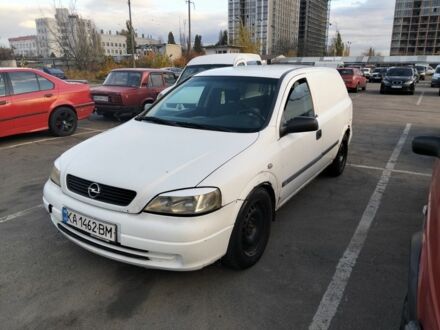 Белый Опель Астра, объемом двигателя 2 л и пробегом 213 тыс. км за 1100 $, фото 1 на Automoto.ua