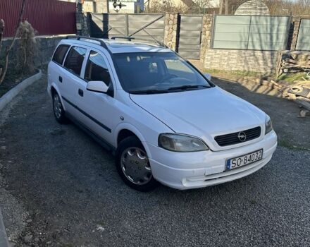 Белый Опель Астра, объемом двигателя 1.7 л и пробегом 236 тыс. км за 1300 $, фото 1 на Automoto.ua