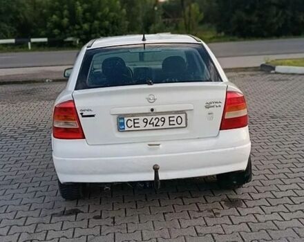 Белый Опель Астра, объемом двигателя 1.39 л и пробегом 376 тыс. км за 1600 $, фото 1 на Automoto.ua