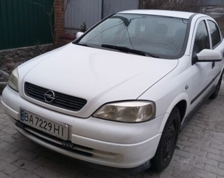 Белый Опель Астра, объемом двигателя 1.6 л и пробегом 252 тыс. км за 3700 $, фото 1 на Automoto.ua