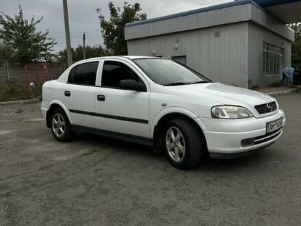 Белый Опель Астра, объемом двигателя 1.4 л и пробегом 205 тыс. км за 4300 $, фото 1 на Automoto.ua