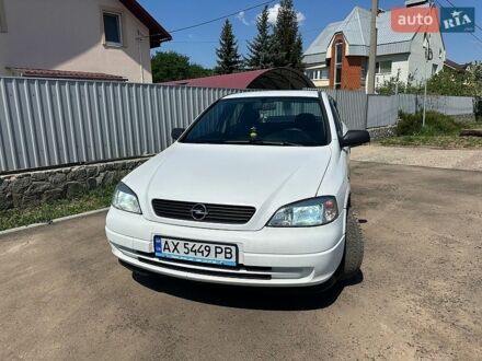 Белый Опель Астра, объемом двигателя 1.6 л и пробегом 238 тыс. км за 3700 $, фото 1 на Automoto.ua