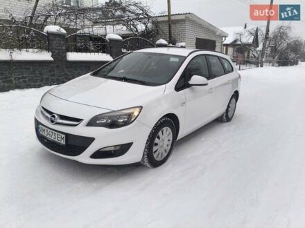 Белый Опель Астра, объемом двигателя 1.6 л и пробегом 227 тыс. км за 7800 $, фото 1 на Automoto.ua