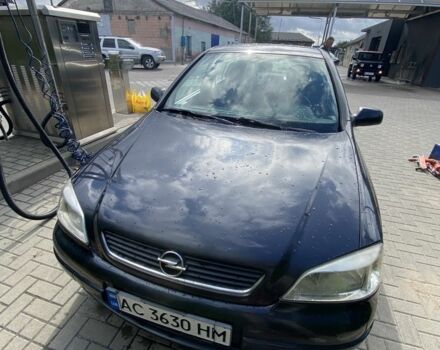 Черный Опель Астра, объемом двигателя 1.6 л и пробегом 276 тыс. км за 2500 $, фото 7 на Automoto.ua