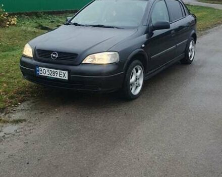 Черный Опель Астра, объемом двигателя 1.6 л и пробегом 171 тыс. км за 2199 $, фото 1 на Automoto.ua