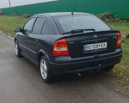 Черный Опель Астра, объемом двигателя 1.6 л и пробегом 171 тыс. км за 2199 $, фото 4 на Automoto.ua