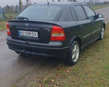 Черный Опель Астра, объемом двигателя 1.6 л и пробегом 171 тыс. км за 2199 $, фото 6 на Automoto.ua