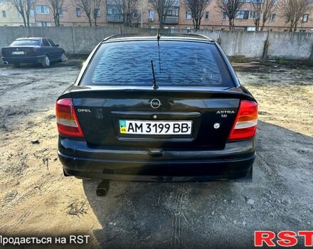 Чорний Опель Астра, об'ємом двигуна 1.4 л та пробігом 245 тис. км за 2700 $, фото 3 на Automoto.ua