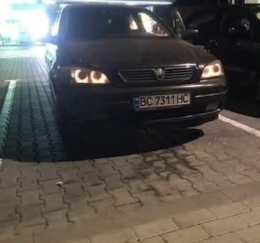 Черный Опель Астра, объемом двигателя 1.8 л и пробегом 230 тыс. км за 2400 $, фото 3 на Automoto.ua