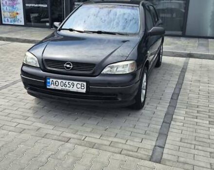 Черный Опель Астра, объемом двигателя 1.7 л и пробегом 296 тыс. км за 3600 $, фото 1 на Automoto.ua