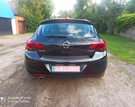 Черный Опель Астра, объемом двигателя 1.4 л и пробегом 164 тыс. км за 7100 $, фото 4 на Automoto.ua