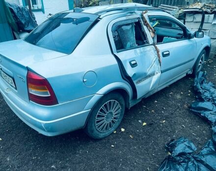 Черный Опель Астра, объемом двигателя 2 л и пробегом 300 тыс. км за 1300 $, фото 1 на Automoto.ua