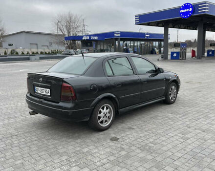 Черный Опель Астра, объемом двигателя 1.6 л и пробегом 205 тыс. км за 1999 $, фото 4 на Automoto.ua
