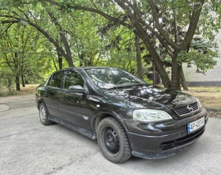 Черный Опель Астра, объемом двигателя 1.6 л и пробегом 202 тыс. км за 2200 $, фото 1 на Automoto.ua
