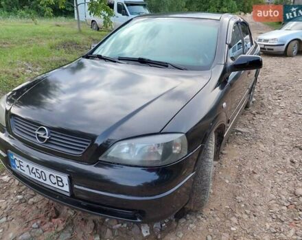 Черный Опель Астра, объемом двигателя 1.4 л и пробегом 320 тыс. км за 3750 $, фото 5 на Automoto.ua